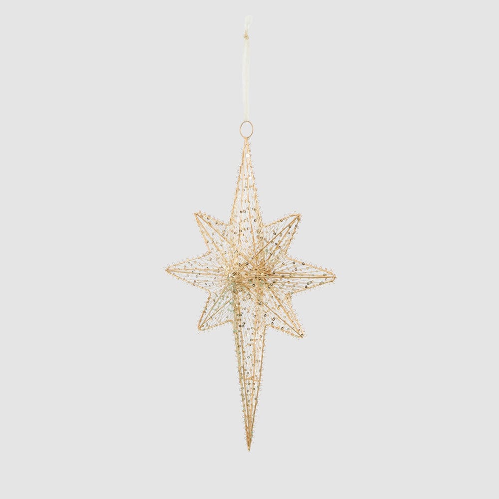 Florabelle Living Polaris Golden Star Decoration X261214 Polaris Golden Star Decoration Splash Swimwear Christmas Decoration 9339483310087