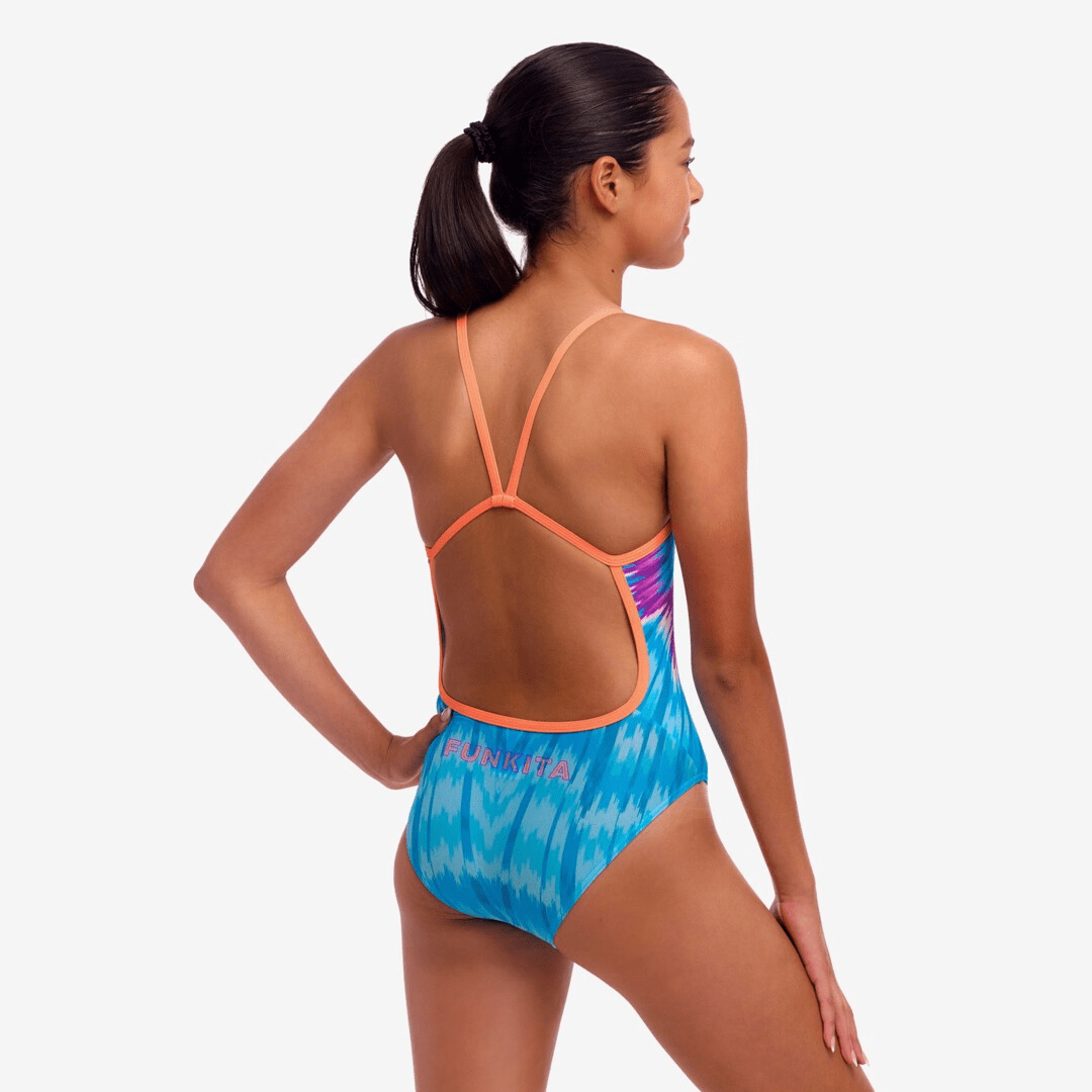 Funkita Funkita Girl's Single Strap One Piece - Birdie Bird Funkita Girl's Single Strap One Piece - Birdie Bird Splash Swimwear One Pieces
