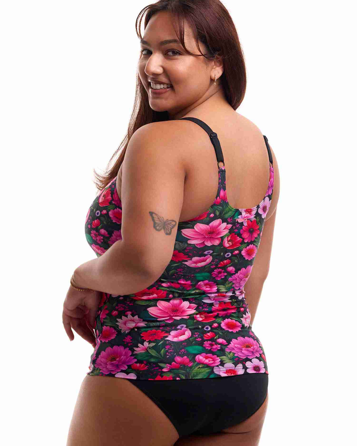 Funkita Funkita Ladies Scoop Neck Tankini Top - Garden Glow Funkita Ladies Scoop Neck Tankini Top - Garden Glow Splash Swimwear Tankini Tops