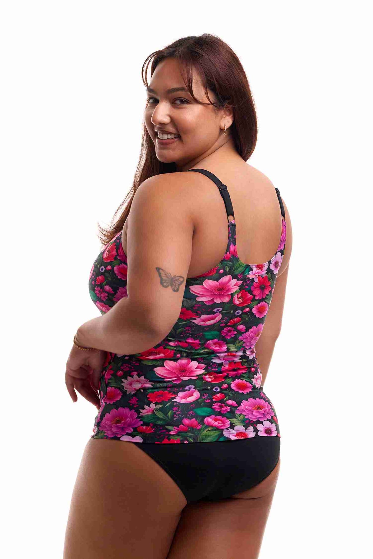 Funkita Funkita Ladies Scoop Neck Tankini Top - Garden Glow Funkita Ladies Scoop Neck Tankini Top - Garden Glow Splash Swimwear Tankini Tops