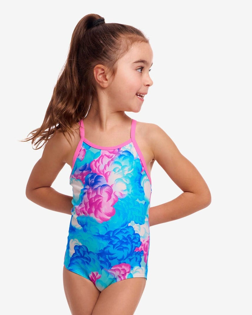 Funkita Toddler Girl's Printed One Piece - Cloud Street Funkita Toddler Girl's Printed One Piece - Cloud Street Splash Swimwear One Pieces