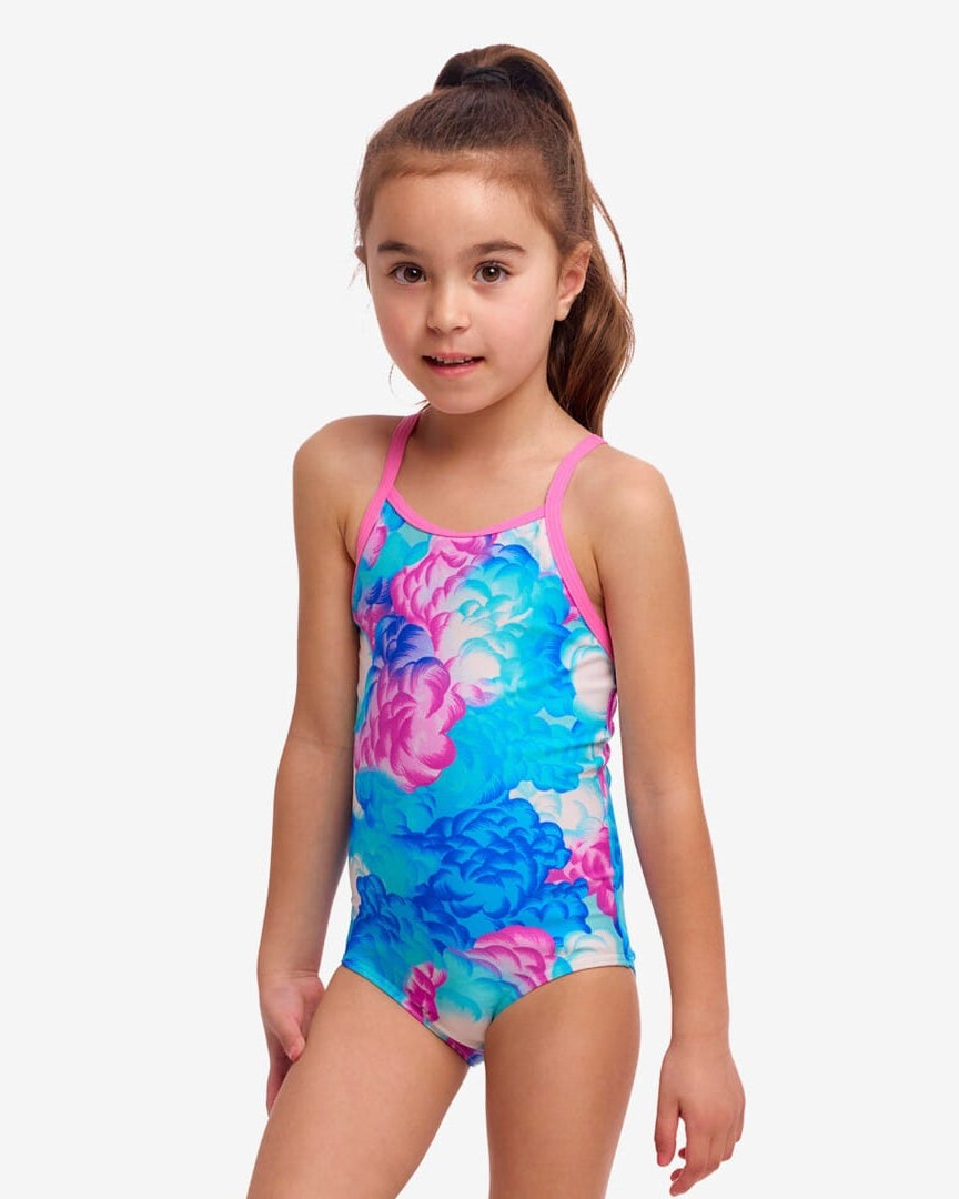 Funkita Toddler Girl's Printed One Piece - Cloud Street Funkita Toddler Girl's Printed One Piece - Cloud Street Splash Swimwear One Pieces