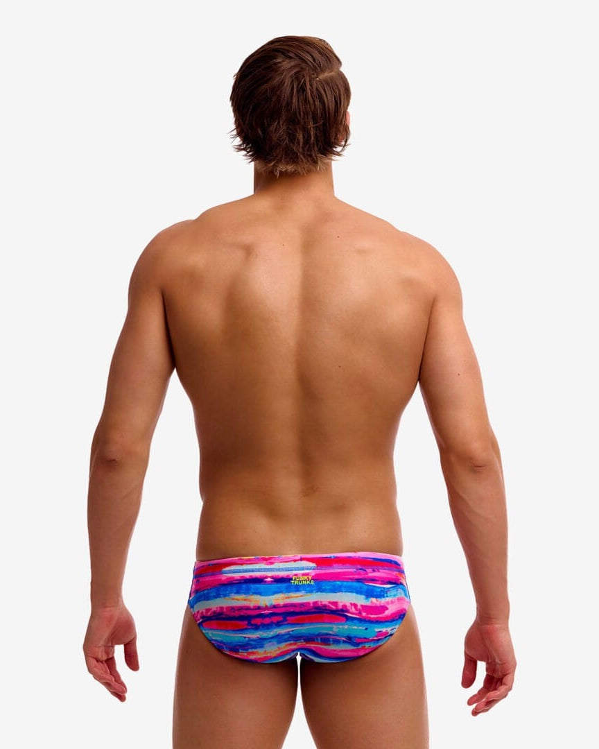 Funky Trunks Funky Trunks Men's Classic Brief Colour Cutaway Funky Trunks Men's Classic Brief Colour Cutaway Splash Swimwear Mens Swimwear