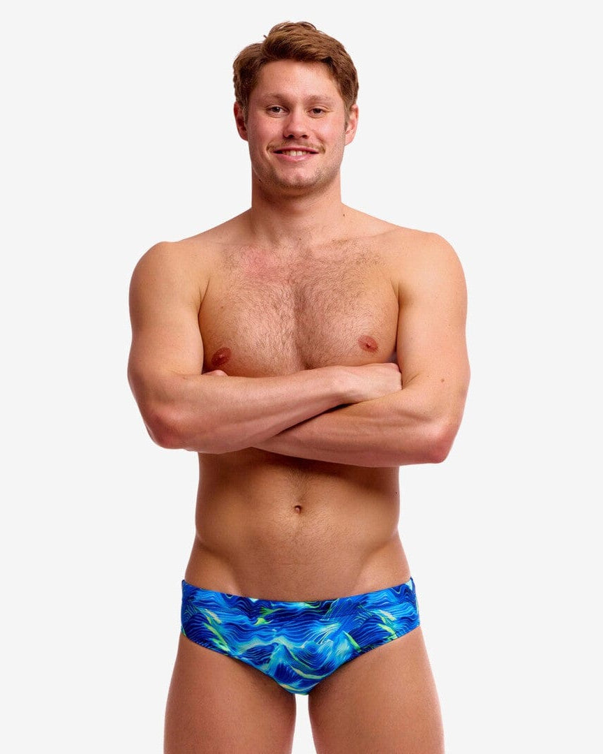 Funky Trunks Funky Trunks Men's Classic Brief - Storm Chase Funky Trunks Men's Classic Brief - Storm Chase Splash Swimwear Mens Brief