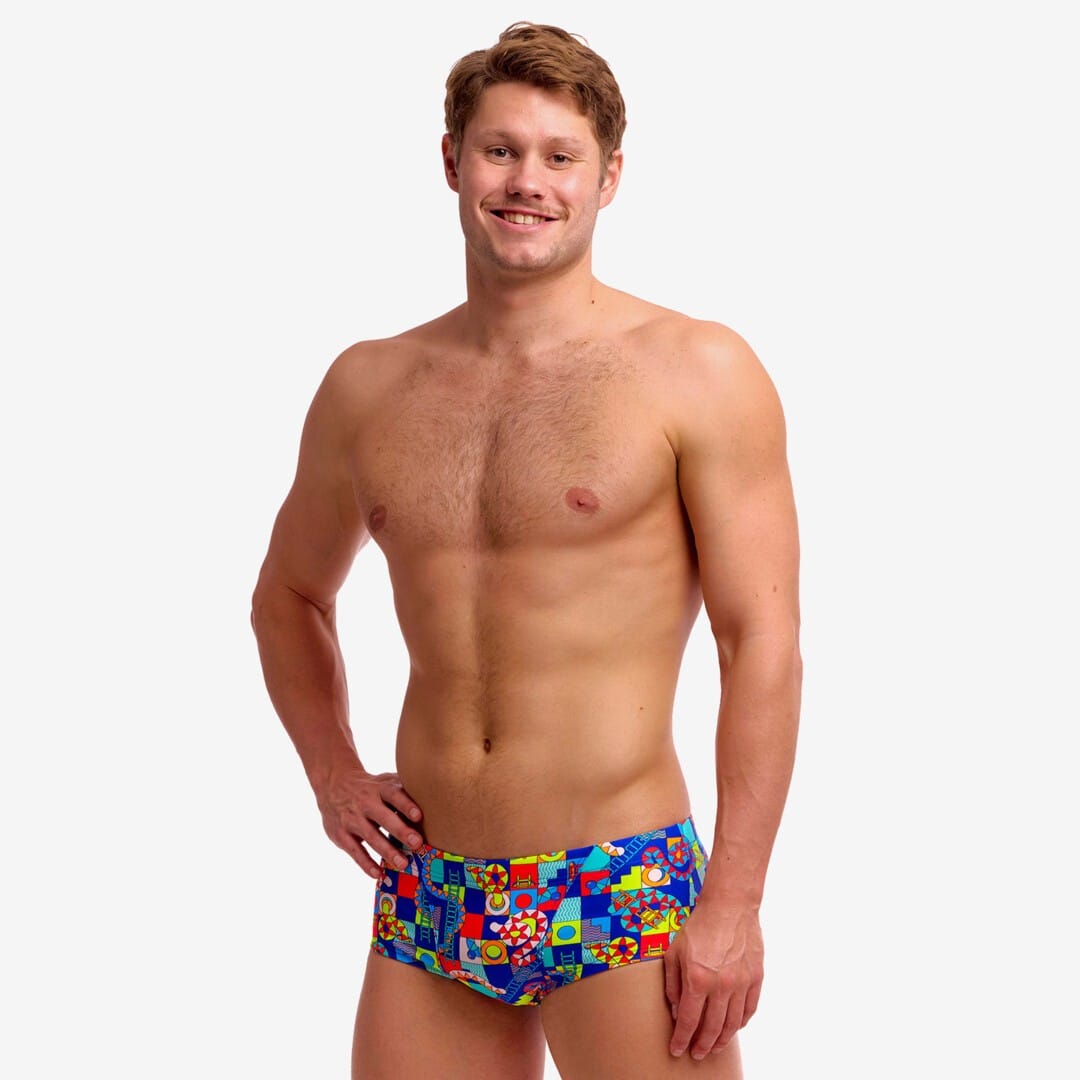 Funky Trunks Funky Trunks Men's Classic Trunks - Bored Games Funky Trunks Men's Classic Trunks - Bored Games Splash Swimwear Mens Swimwear