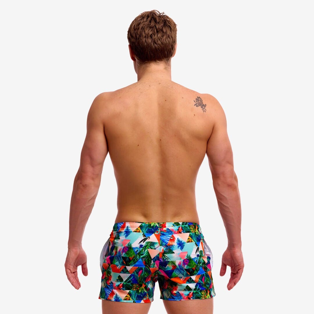 Funky Trunks Funky Trunks Men's Shorty Shorts Short - Palm Prism Funky Trunks Men's Shorty Shorts Short - Palm Prism Splash Swimwear Mens Shorts