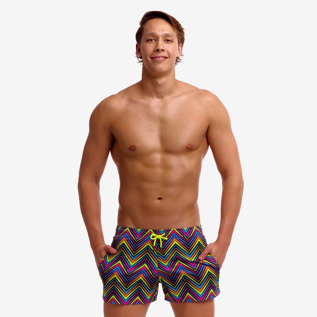 Funky Trunks Funky Trunks Men's Shorty Shorts Short - Up Down Funky Trunks Men's Shorty Shorts Short - Up Down Splash Swimwear Mens Shorts