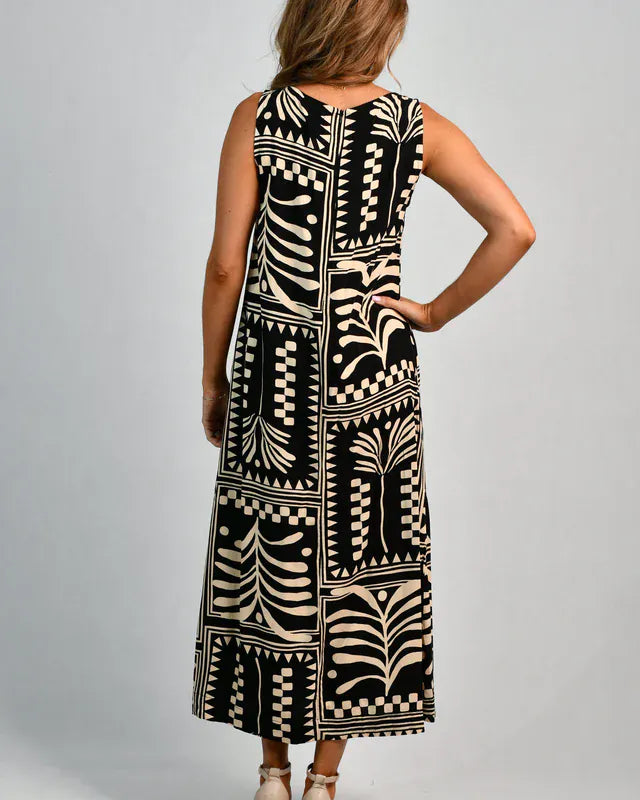 Go Girl Go Girl Cassie Maxi Dress - Tribal Aritsan Black Go Girl Cassie Maxi Dress - Tribal Aritsan Black Splash Swimwear Dresses