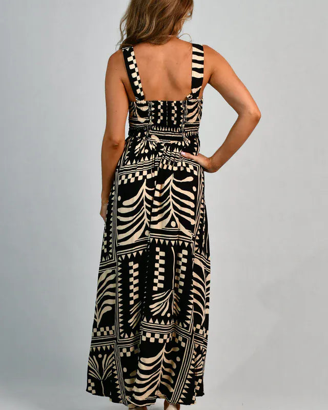 Go Girl Go Girl Emily Maxi Dress - Tribal Artisan Black Go Girl Emily Maxi Dress - Tribal Artisan Black Splash Swimwear Dresses