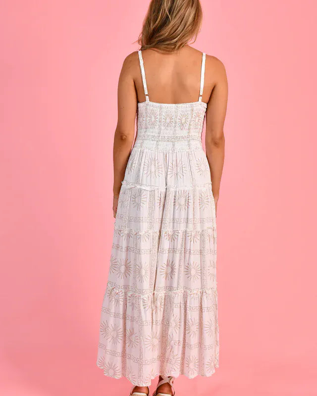 Go Girl Go Girl Traveller Maxi Dress - Greek Radiance Go Girl Traveller Maxi Dress - Greek Radiance Splash Swimwear Dresses