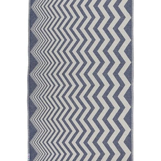 Hammamas Chevron Turkish Towel Splash Swimwear Beach Towels Navy 1000008720