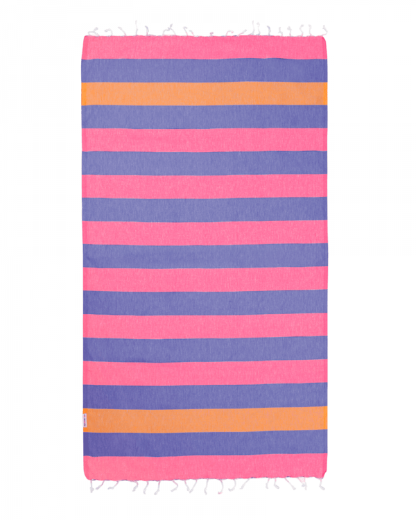 Hammamas Clash Turkish Towel Splash Swimwear Beach Towels Candy/Iris/Orange 1000008715