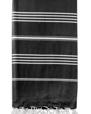 Hammamas Original Turkish Towel Splash Swimwear Beach Towels Charcoal 1000008649