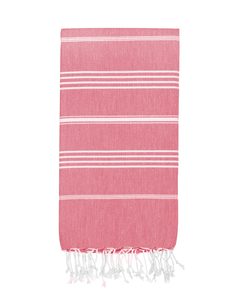 Hammamas Beach Towels Coral Original Turkish Towel