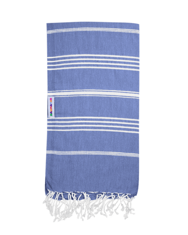 Hammamas Beach Towels Cornflower Original Turkish Towel