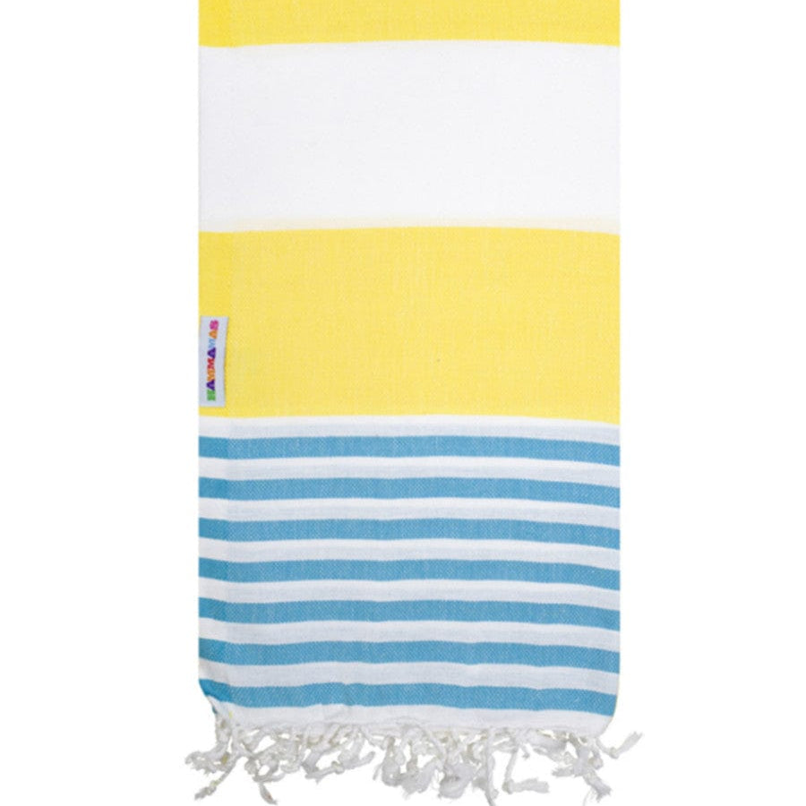 Hammamas Reef Turkish Towel Splash Swimwear Beach Towels Daisy/ Aqua 1000021596