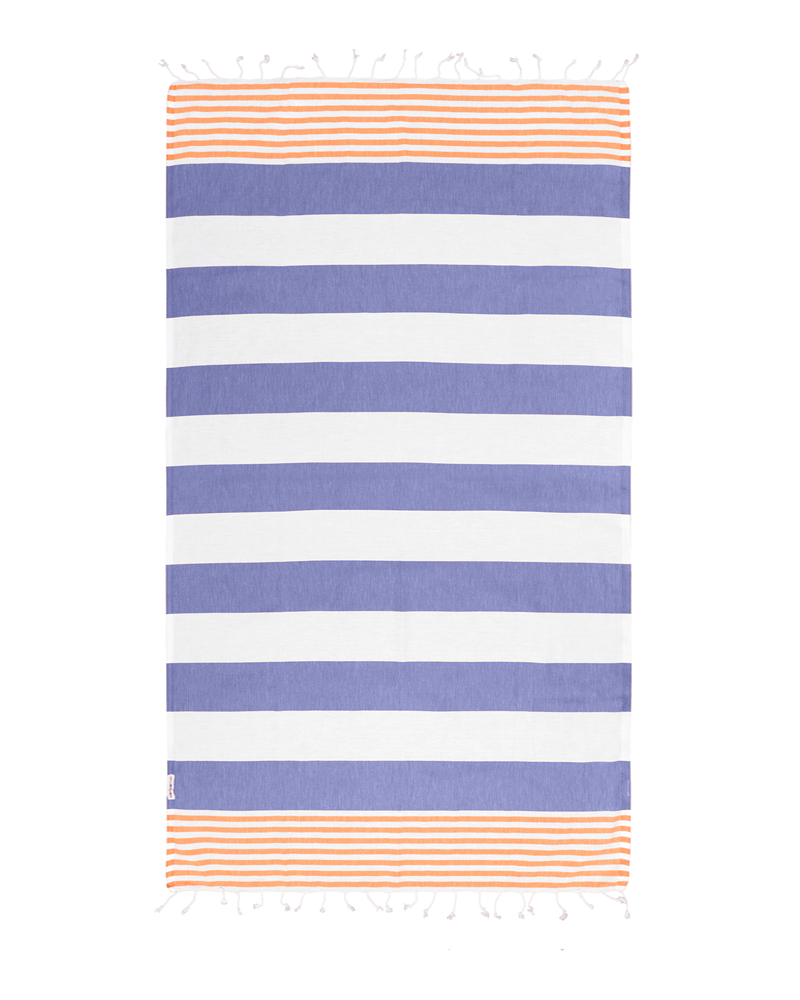 Hammamas Reef Turkish Towel Reef Turkish Towel Splash Swimwear Beach Towels Iris / Orange 1000029293
