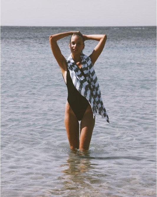 Hammamas Ripple Turkish Towel Splash Swimwear Beach Towels