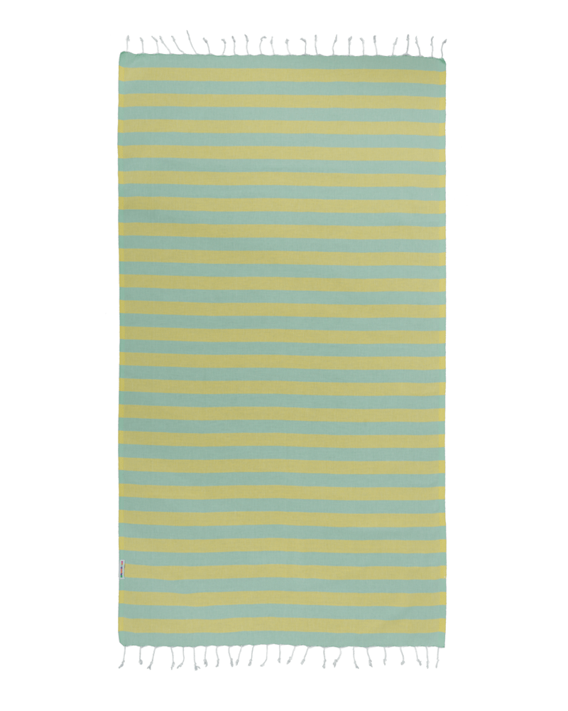 Hammamas Ripple Turkish Towel Splash Swimwear Beach Towels Mint/Citrus 1000011059