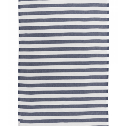 Hammamas Ripple Turkish Towel Splash Swimwear Beach Towels Navy/White 1000008716