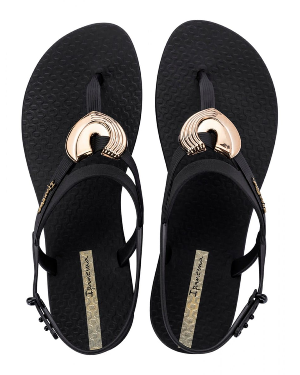 Ipanema Ipanema Class Dreamy - Black Gold 83769A-BKGD-6 Ipanema Class Dreamy Black Gold Splash Swimwear Footwear 6 9356082197161
