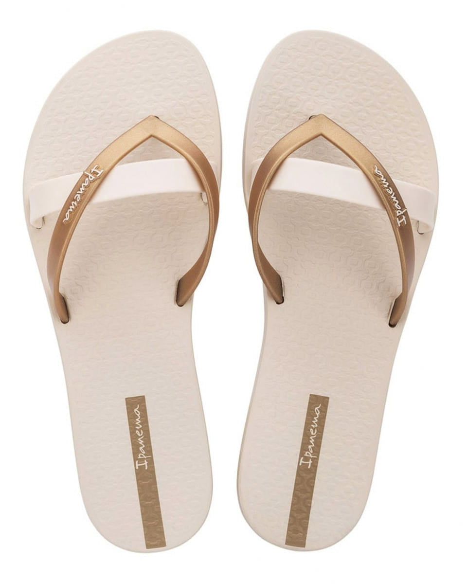 Ipanema Ipanema Kirei - Beige Gold 81805A-BGGD-6 Ipanema Kirei Beige Gold Splash Swimwear Thongs 6