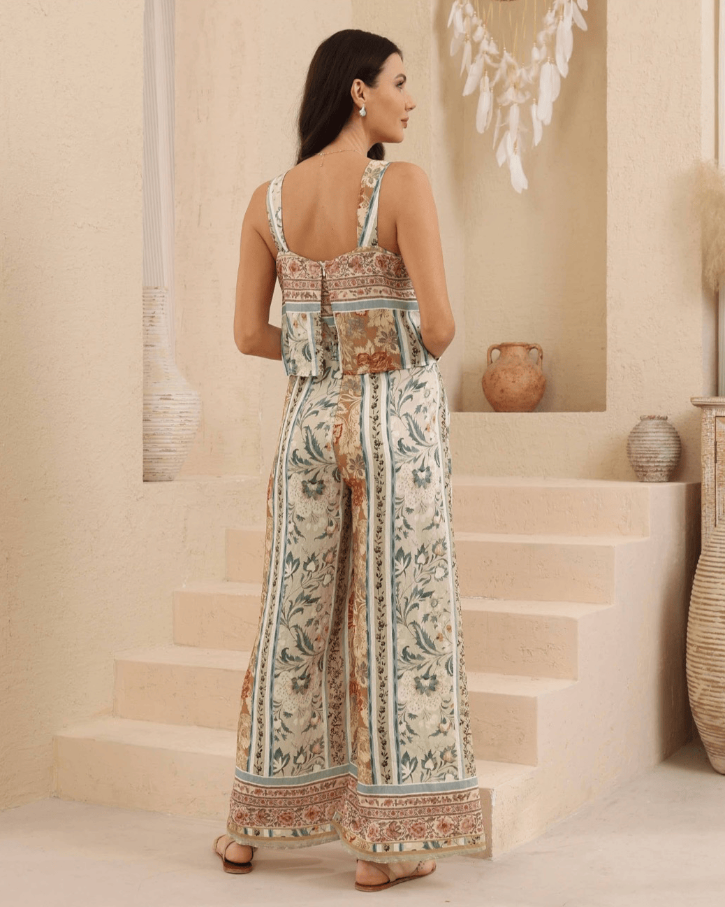 Iris Maxi Iris Maxi Bohemian Garden Jumpsuit Iris Maxi Terracotta Coast Jumpsuit Splash Swimwear Playsuits & Jumpsuits