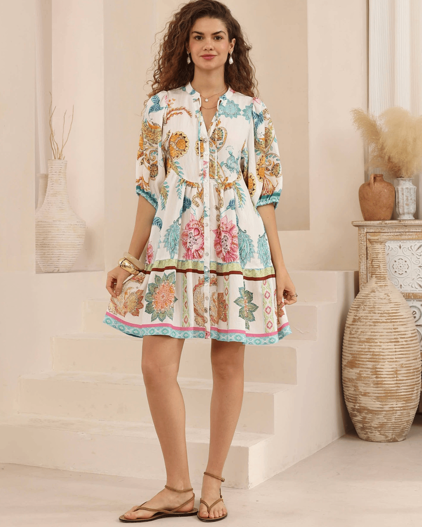 Iris Maxi Iris Maxi Bohemian Paisley Babydoll Dress Iris Maxi Bohemian Paisley Babydoll Dress Splash Swimwear Dresses