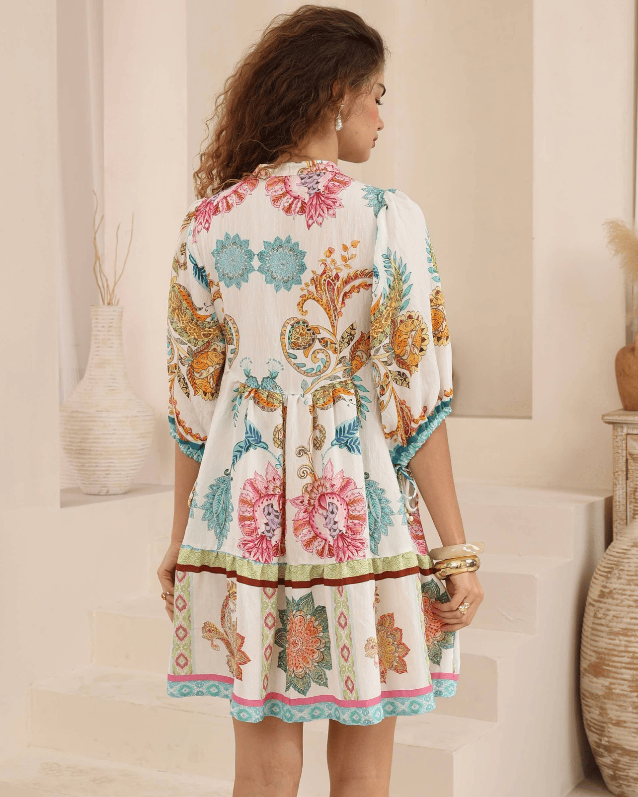 Iris Maxi Iris Maxi Bohemian Paisley Babydoll Dress Iris Maxi Bohemian Paisley Babydoll Dress Splash Swimwear Dresses