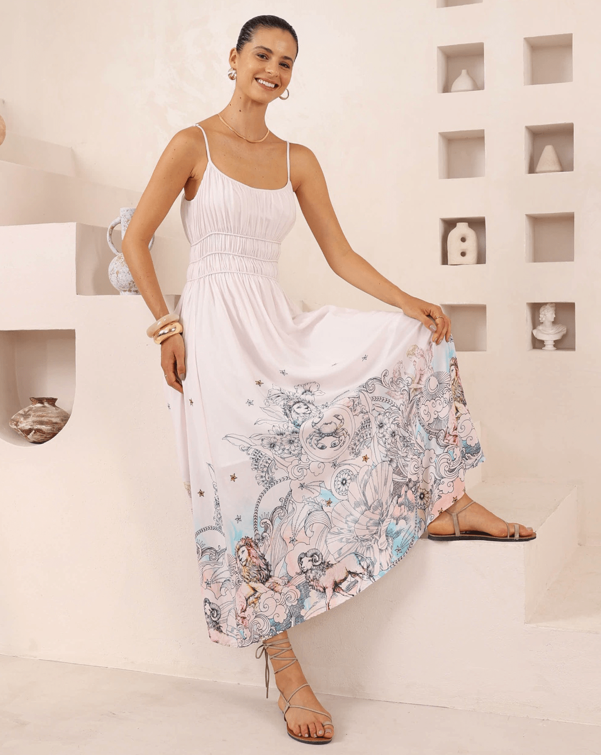 Iris Maxi Iris Maxi Celestial Lion Maxi Dress Iris Maxi Celestial Lion Maxi Dress Splash Swimwear