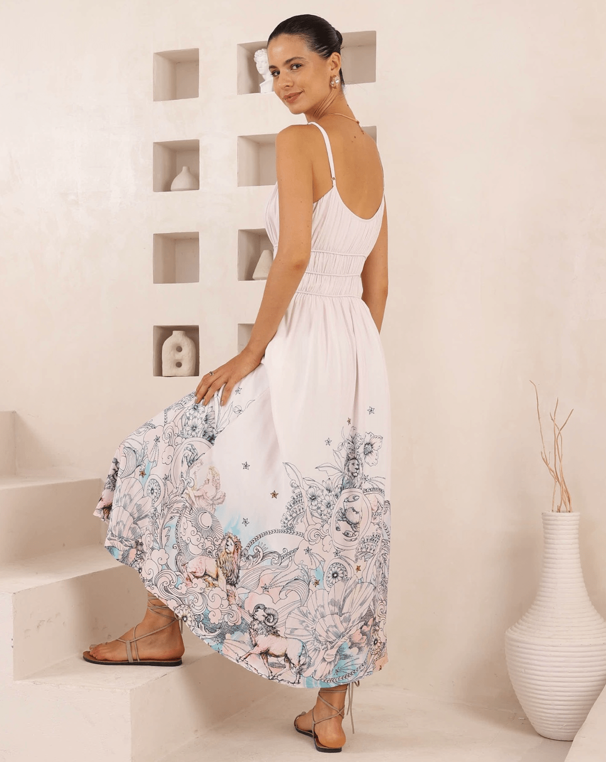 Iris Maxi Iris Maxi Celestial Lion Maxi Dress Iris Maxi Celestial Lion Maxi Dress Splash Swimwear