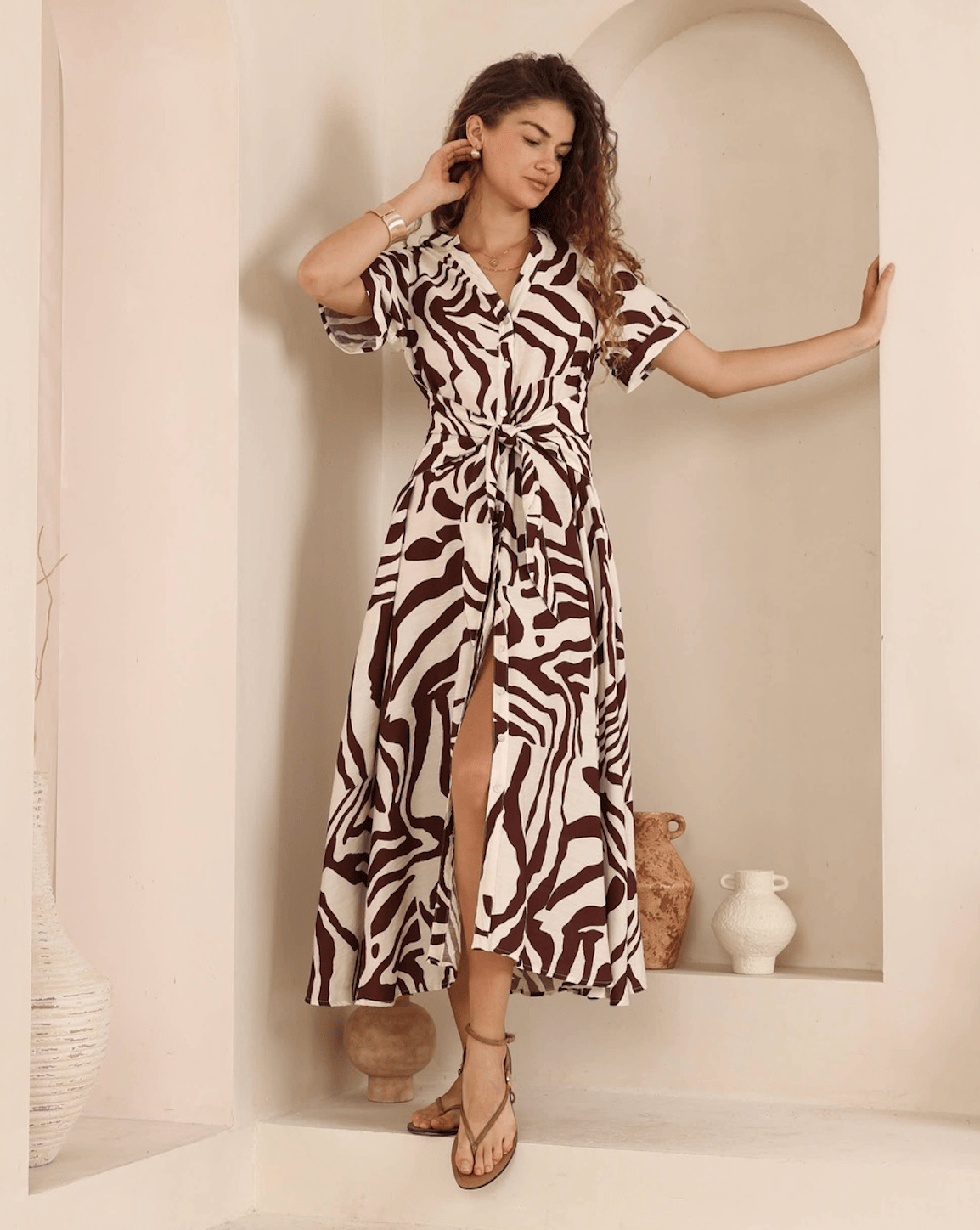 Iris Maxi Iris Maxi Cocoa Zebra Maxi Dress Iris Maxi Cocoa Zebra Maxi Dress Splash Swimwear Dresses