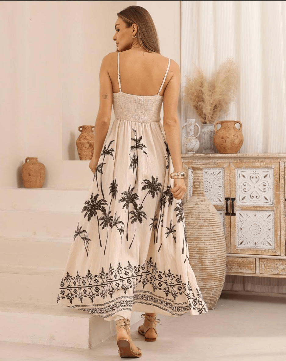 Iris Maxi Iris Maxi Ivory Palmera Maxi Dress Iris Maxi Ivory Palmera Maxi Dress Splash Swimwear Dresses