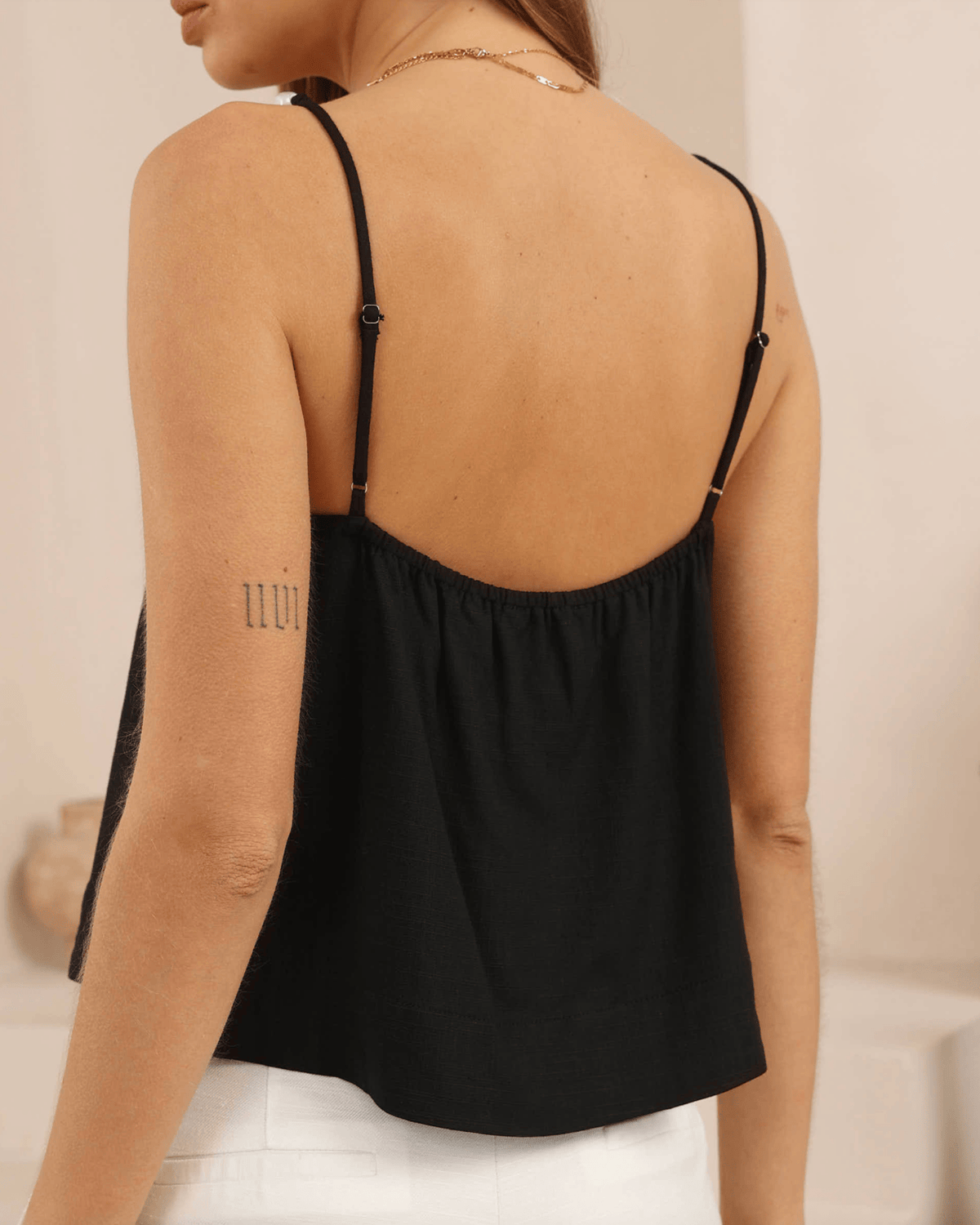 Iris Maxi Iris Maxi Pearl Strap Cami Iris Maxi Pearl Strap Cami Splash Swimwear Tops