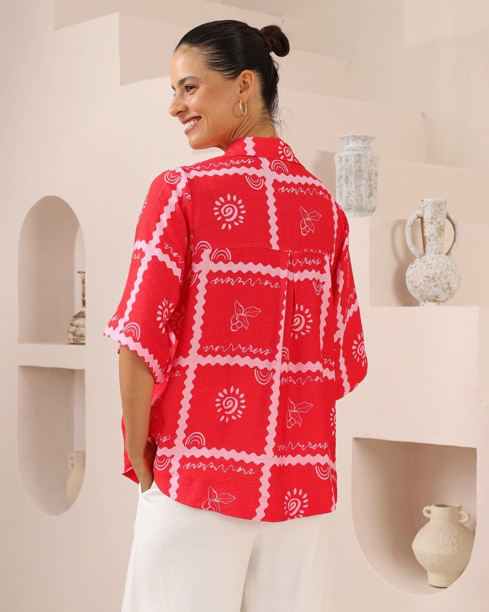 Iris Maxi Iris Maxi Red Shirt Iris Maxi Red Shirt Splash Swimwear