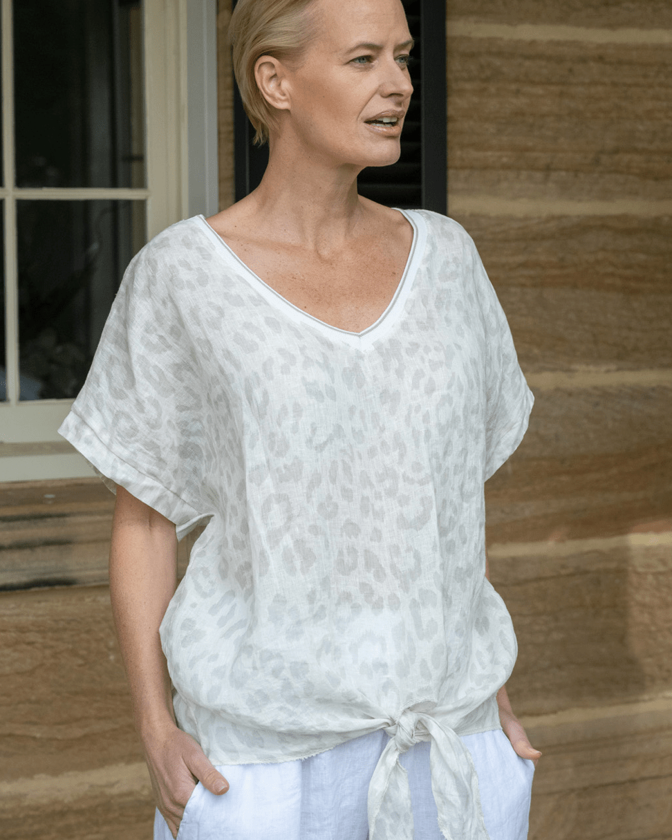 Italian Cartel Paige Top TIC508 Splash Swimwear Clothing O/S / Sand 1000014156