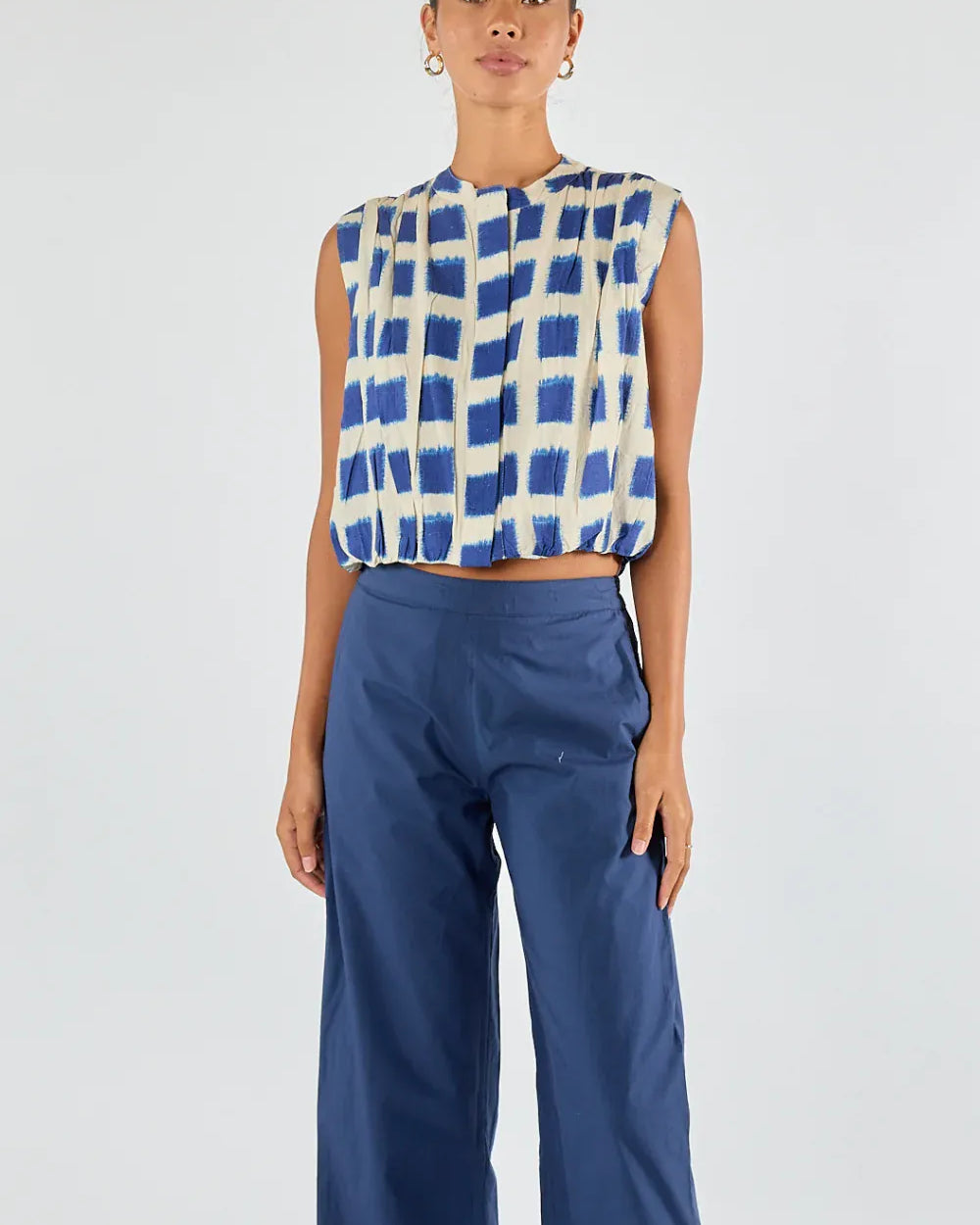 Itami Itami Bloc Sleeveless Top - Blue Itami Bloc Sleeveless Top - Blue Splash Swimwear Tops