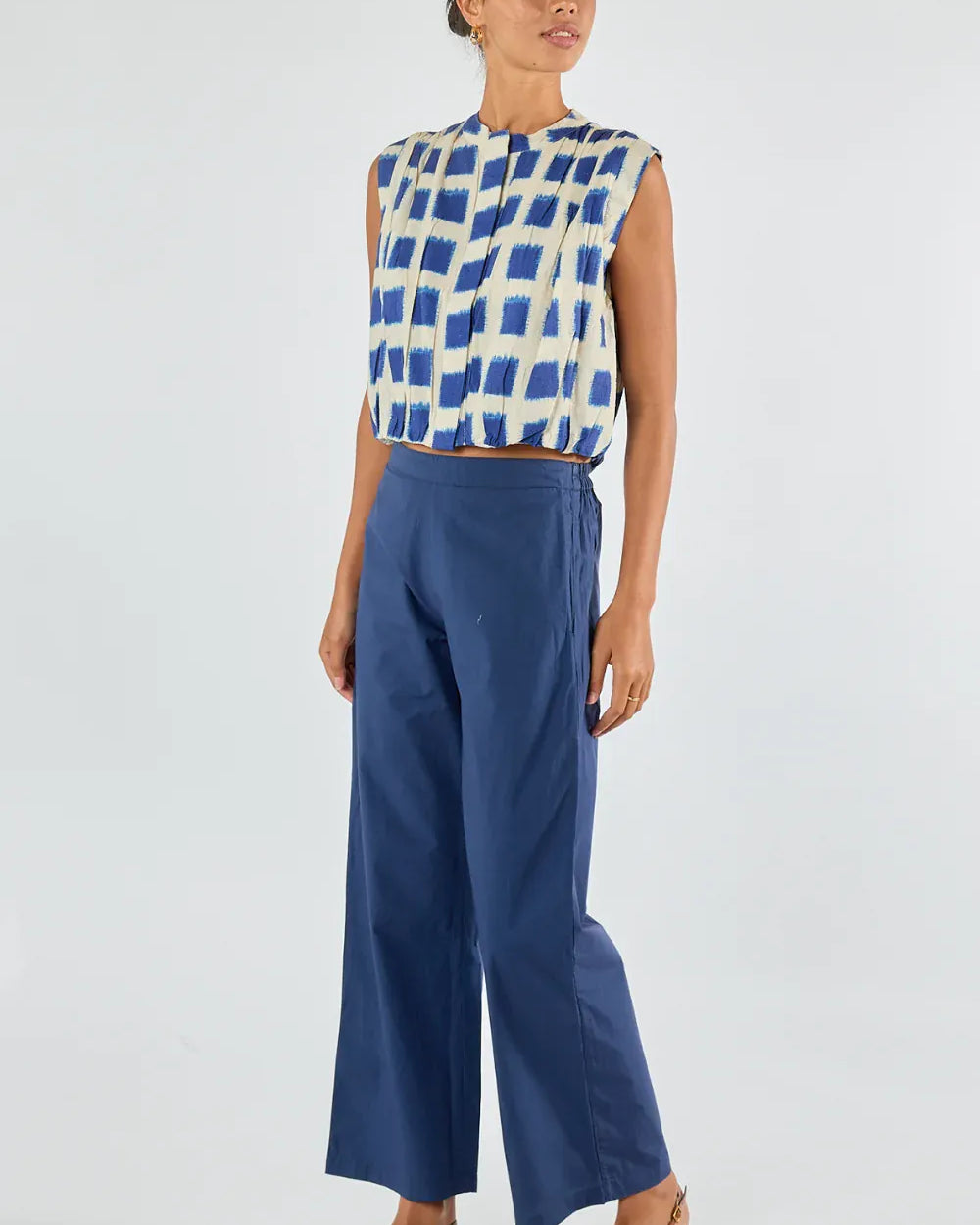 Itami Itami Bloc Sleeveless Top - Blue Itami Bloc Sleeveless Top - Blue Splash Swimwear Tops