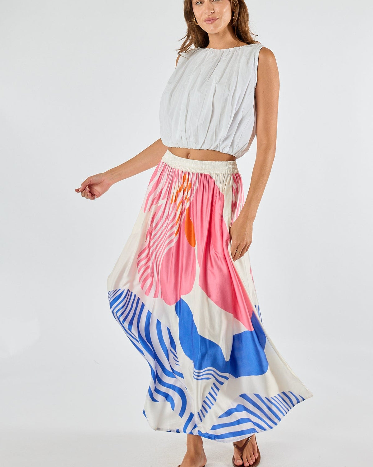 Itami Itami Papillon Skirt - White Itami Papillon Skirt - White Splash Swimwear Skirts