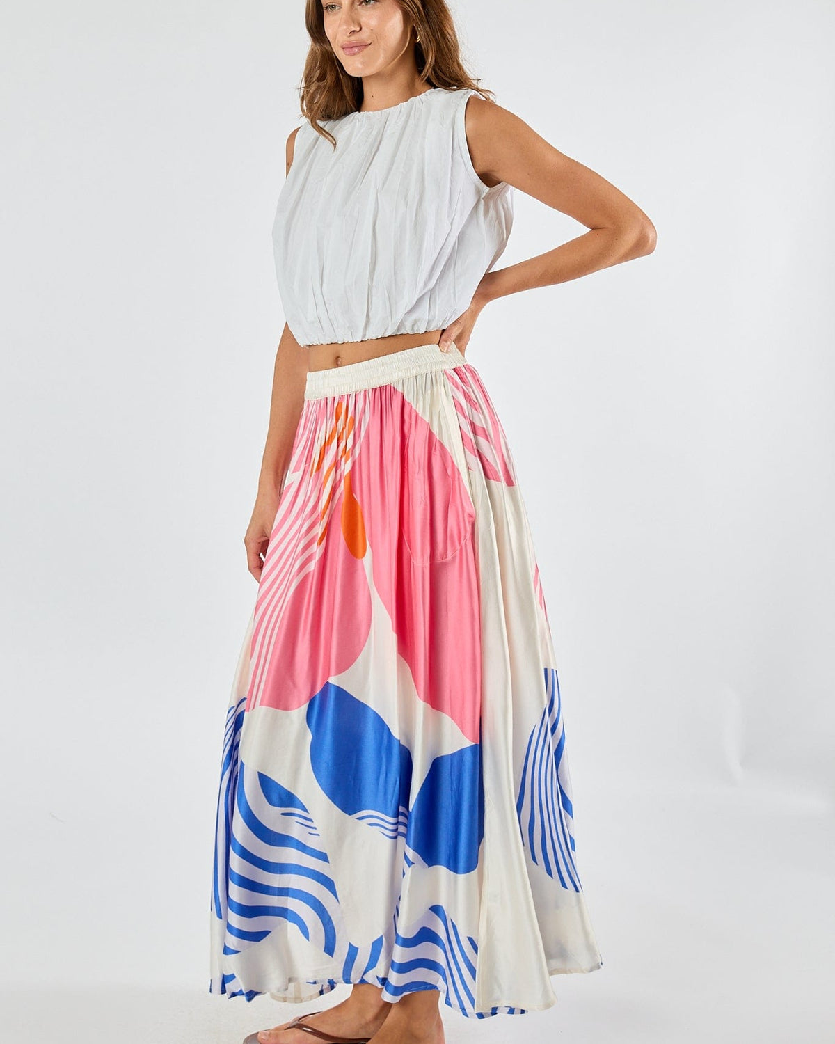 Itami Itami Papillon Skirt - White Itami Papillon Skirt - White Splash Swimwear Skirts