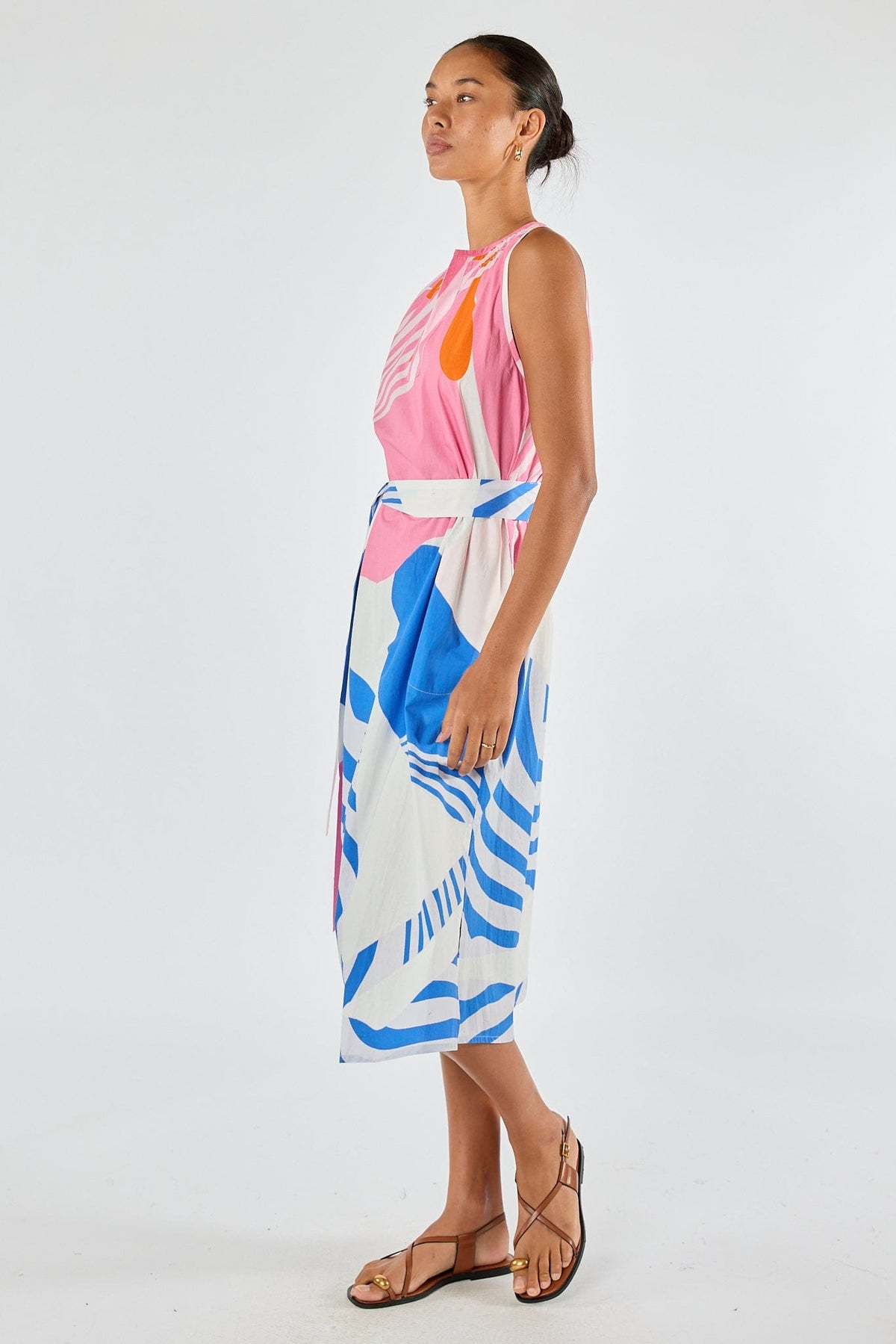 Itami Itami Papillon Sleeveless Dress - White Itami Papillon Sleeveless Dress - White Splash Swimwear Dresses