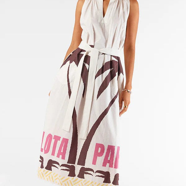 Itami Quillota Sleeveless Kaftan Itami Quillota Sleeveless Kaftan - Green Splash Swimwear Clothing White / 8 1000022279