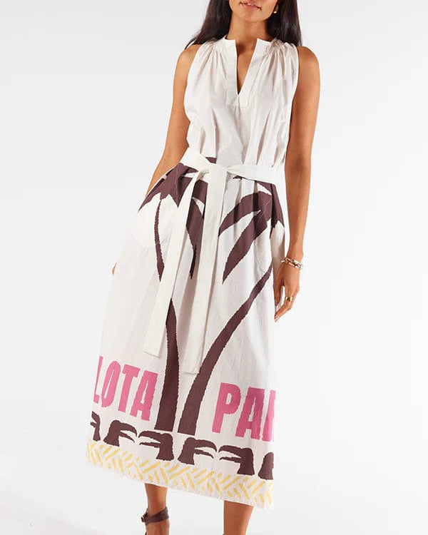 Itami Quillota Sleeveless Kaftan Itami Quillota Sleeveless Kaftan - Green Splash Swimwear Clothing White / 8 1000022279