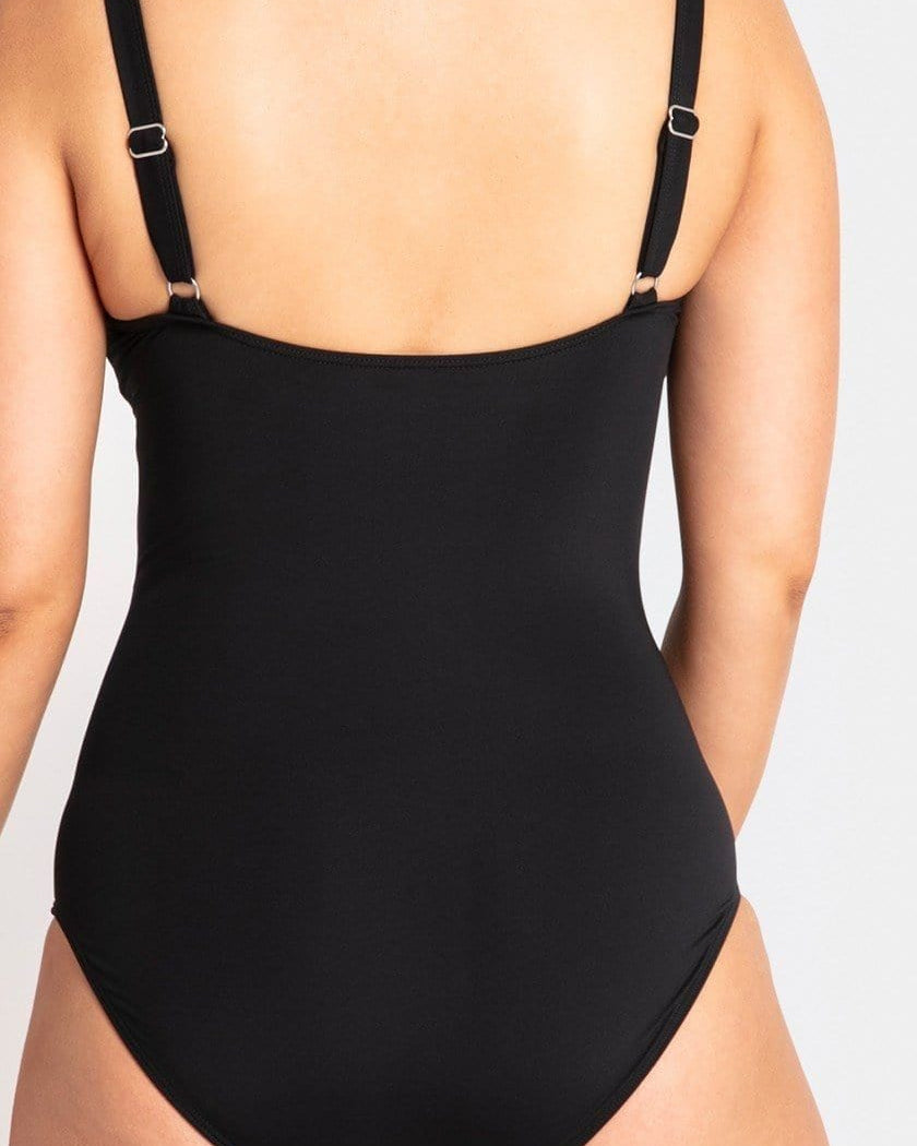 Jantzen One Pieces Cosmo DD/E Ruched Mesh Frill One Piece Jantzen Cosmopolitan DD/E Ruched Mesh Frill