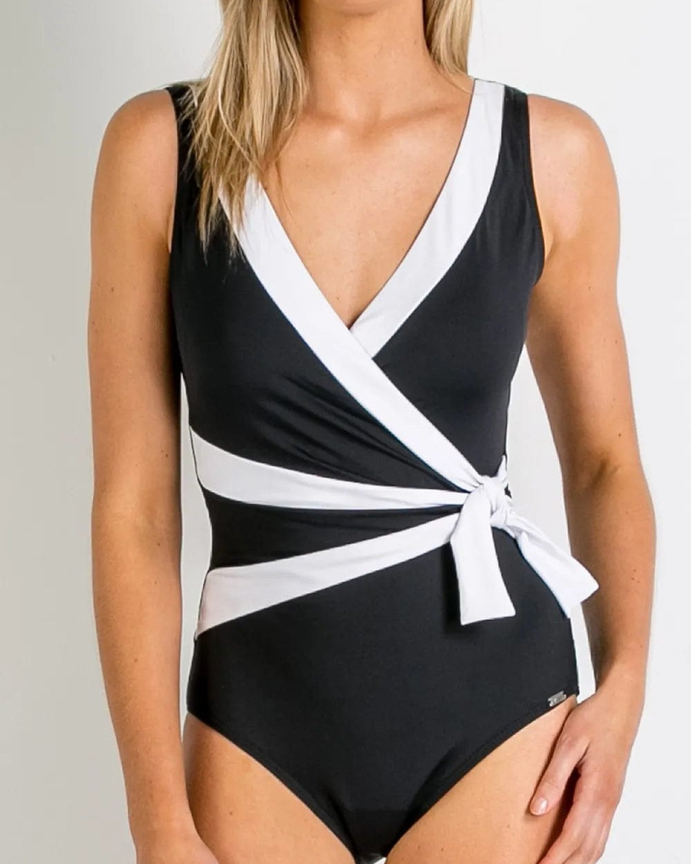 Jantzen Heritage Classic Sash Surplice One Piece Splash Swimwear One Pieces