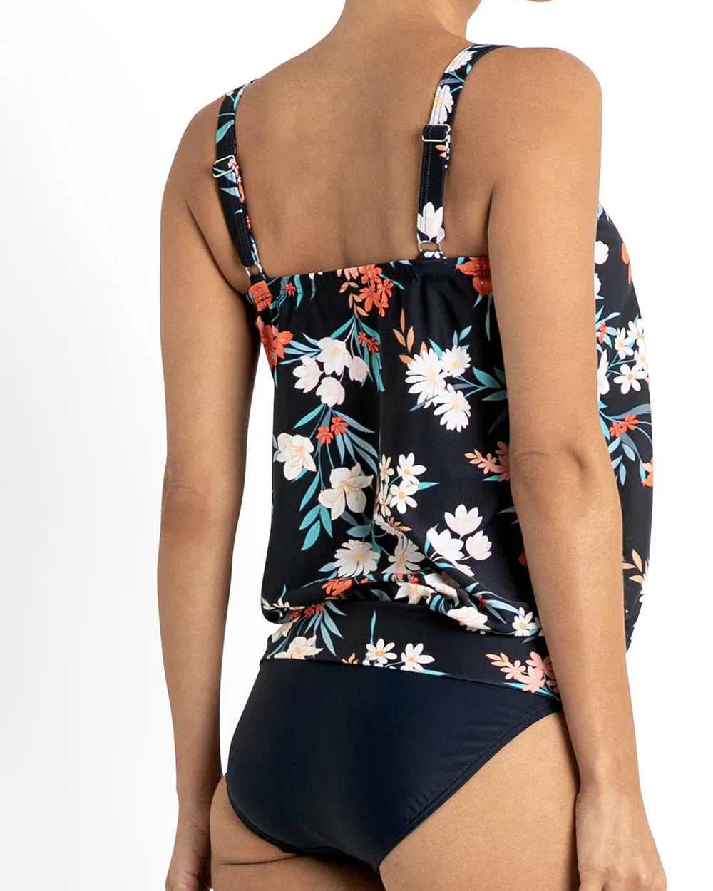 Jantzen Jantzen Select Blouson Two Piece - Navy Jantzen Select Blouson - Navy | Australia Splash Swimwear Tankini Tops