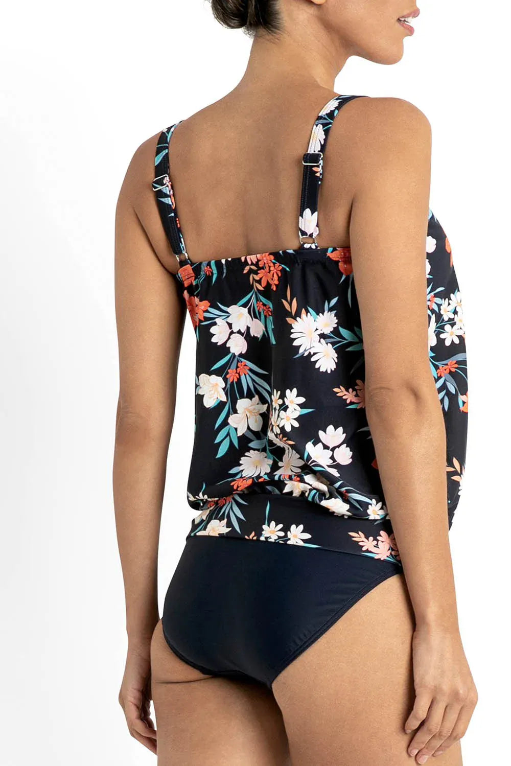 Jantzen Jantzen Select Blouson Two Piece - Navy Jantzen Select Blouson - Navy | Australia Splash Swimwear Tankini Tops