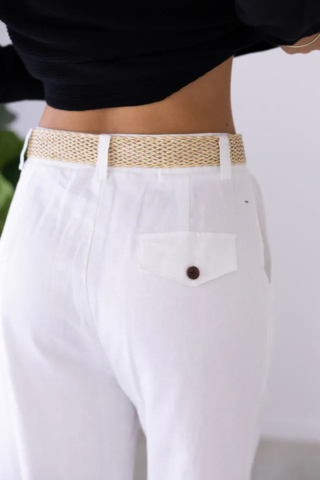 Jar Of Hearts Jar Of Hearts Calile Resort Pants - White Jar Of Hearts Calile Resort Pants - White Splash Swimwear Pants