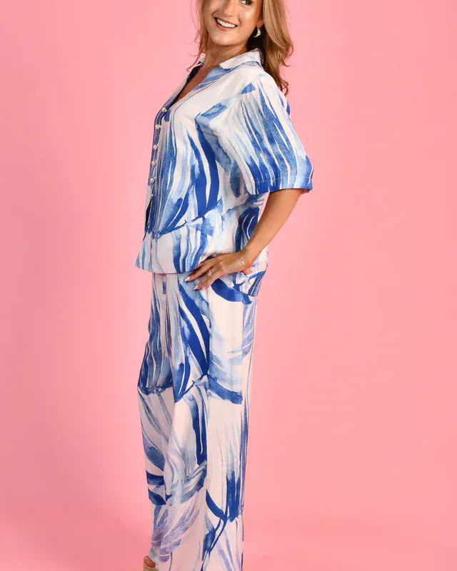 Jar Of Hearts Jar Of Hearts Odyssey Pants - Blue Crush Jar Of Hearts Odyssey Pants - Blue Crush Splash Swimwear