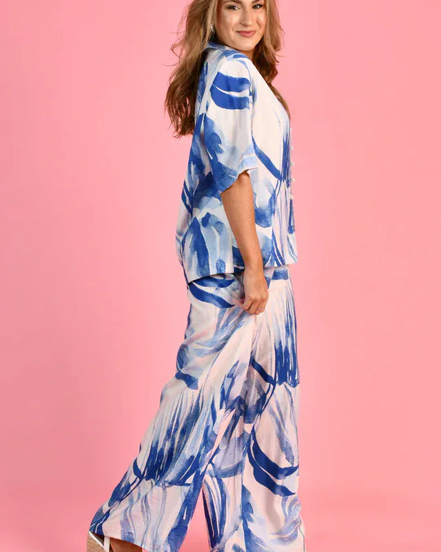 Jar Of Hearts Jar Of Hearts Odyssey Pants - Blue Crush Jar Of Hearts Odyssey Pants - Blue Crush Splash Swimwear